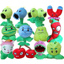 12pcs/lot 13-20cm Plants vs Zombies Plush Toy PVZ Peashooter Chomper Cattail Plush Stuffed Toys for Kids Party Toys Gifts 2024 - buy cheap