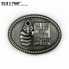 Bullzine-hebilla de cinturón para pistola de mano, accesorio con acabado Peltre FP-03525, adecuado para cinturón de 4cm de ancho, venta al por mayor 2024 - compra barato