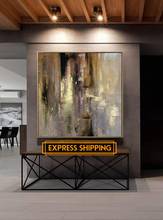 Lots Texture Abstract Paintings Canvas Painting Gold Wall Art Painting Office Large Acrylic Wall Pictures for Office Oil Okeart 2024 - buy cheap