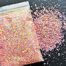 500g/1kg Bulk nail art Sequins Mixed Heaxgon Nail Glitter Flakes 3D Sequins Paillette Powder Nail Art Decoration Manicure PD127 2024 - buy cheap