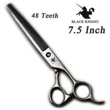 Black Knight-Tijeras profesionales de pelo para mascotas, 7,5 pulgadas, para peluquería, peluquería, aseo para perros, 48 dientes 2024 - compra barato