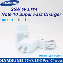 Samsung Note10 25W Super Fast Charger Whit Reizen USB C PD PSS Snel Opladen Adapter EP-TA800 Voor Galaxy Note 10 S10 S9 Plus mi9 2024 - buy cheap