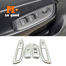 ABS Matte For Honda Fit Jazz 2020 2021 Car Door Armrest Window glass Lift Control Switch Cover Trim Car Styling Accessories 4pcs 2024 - buy cheap