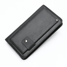 Business Genuine Leather Clutch Wallet Men Long Leather Phone Bag Purse Male Large Size Handy Coin Wallet Card Holder Money Bags 2024 - buy cheap