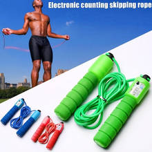 Crossfit Speed Jump Rope Professional Sponge Jump Rope with Electronic Counter Adjustable Fast Speed Counting Jump Rope Skipping 2024 - buy cheap