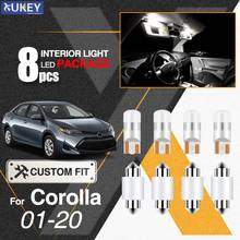 Xukey Car Interior Dome Map Trunk LED Light Kit CANBUS For Toyota Corolla 2007 2008 2009 2010 2012 2013 2014 2015 2016 2017 2018 2024 - buy cheap