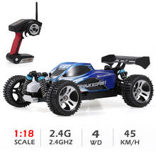 Wltoys A959 1:18 RC Car 2.4Ghz 4WD Off-Road Car 45KM/H High Speed RC Racing Buggy Car Vehicle RTR Toys for Kids 2024 - buy cheap
