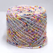 250g Fancy wool cotton golden silk thread Medium thickness sewing thread yarn for knitting yarn for crochet knit yarn t49 2024 - buy cheap
