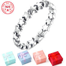 Bitwbi 2020 novo anel de prata para mulheres, casamento 925, prata esterlina 100%, pentagrama empilhável, anel de dedo, presente de joalheria 2024 - compre barato