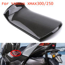 Capa de proteção para tanque de combustível, adesivo de fibra de carbono brilhante para yamaha xmax300 xmax250 drive xmax 300 250 2024 - compre barato