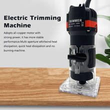 Woodworking Electric Trimming Machine Electromechanical Wood Milling Engraving Slotting Machine Brush Motor Wood Router 2024 - buy cheap
