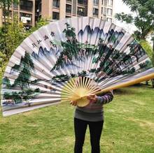 63X110cm90X170cm hanging fan large hanging fan decorative fan folding fan craft fan COS props fan wedding decoration fan free po 2024 - buy cheap