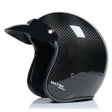 Carbon Fibre Helmet Vintage  Motorcycle Helmets Retro electric vehicle safety helmet for women and men Size M L XL 2024 - buy cheap