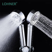 Lohner-rociador de ducha de doble cara, rociador redondo de ahorro de agua, flor de ABS, manual de alta presión para Baño 2024 - compra barato