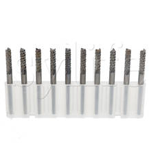 Generic 3.175mm Carbide End Mill Engraving Bits Mold 3.175mm Cutting Edge Pack Of 10 2024 - buy cheap