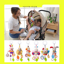 Sonajero de algodón para niños de 0 a 12 meses, Cascabel colgante móvil, juguete de animales, campana de felpa, regalo para bebés, ZK50 2024 - compra barato
