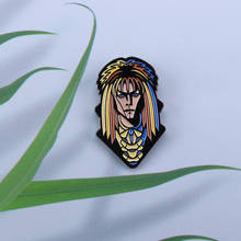 Jareth The Goblin King Badge Labyrinth Movie Inspired Pin 2024 - buy cheap