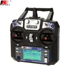 Sistema de Radio Flysky FS-i6 AFHDS 2A 2,4 GHz 6CH, transmisor RC para helicóptero teledirigido, avión planeador con receptor de FS-iA6 Modo 2 2024 - compra barato