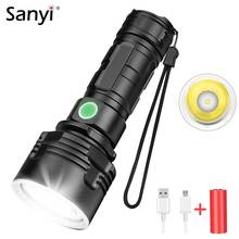 Powerful XM L2 LED Flashlight Tactical Torch USB Rechargeable 26650 Linterna IPX4 Waterproof Lamp Ultra Bright Camping Lantern 2024 - buy cheap