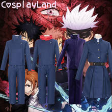 Anime Costumes Jujutsu Kaisen Cosplay Nobara Kugisa /Fushiguro Megumi /Gojo Satoru/ Yuji Itadori Costumes Dark Blue Uniform 2024 - buy cheap