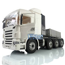 Lesu metal 8*8 chassi motor do carro hopper hercules scania 1/14 rc caminhão trator para adultos brinquedos de controle remoto modelo THZH0623-SMT3 2024 - compre barato