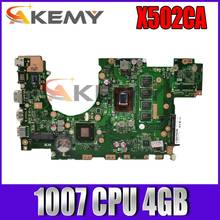 X502CA With 1007 CPU 4GB Memory Mainboard For ASUS X502CA X402CA Laptop Motherboard 60NB00I0-MBD080 100% Tested free shipping 2024 - buy cheap