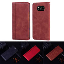 Vintage Leather Case For Xiaomi Poco X3 Pro F3 M3 10T 11 CC9 E Lite Note10 Etui on Redmi 9A 9C K20 Note 9 9S 9T 8T Pro Max Cover 2024 - buy cheap