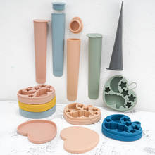 100% пищевой силикон ручной эскимо форма креативная DIY силиконовая форма для мороженого Форма для мороженого 2024 - купить недорого