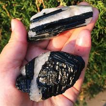 1pcs Natural Black Tourmaline Crystal Gemstone Collectibles Rough Rock Mineral Specimen Healing Stone Home Decor 2024 - buy cheap