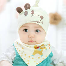 Lenço com capuz de malha, chapéus, quente, redondo, protege a orelha, boné de bebê, chapéu triangular de inverno 2024 - compre barato