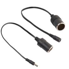 Cable de enchufe de CC de 5,5x2,1mm para encendedor de coche, enchufe hembra, fuente de alimentación, cargador, accesorios para coche 2024 - compra barato