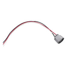 Kkmoon-conector de plugue para alternador, acessórios automotivos, para toyota, jeep, honda, lexus, suzuki, pigtail, chumbo, 3 fios, regulador 2024 - compre barato