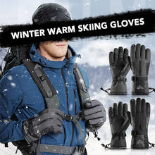 Skiing Gloves Men Women Winter Warm Gloves Windproof Snow Gloves Water Resistant Sports Gloves For Skiing Cycling Climbing 2024 - buy cheap