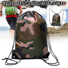 Camouflage Backpack Drawstring Gym Bag Travel Sport Outdoor Bag Waterproof Oxford Bag Lightweight Camping Hiking Backpack BHD2 2024 - buy cheap