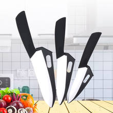 Ceramic Knife Set 4 5 6 inch Kitchen Knife Set Fruit Vegetable Utility Slicing Zirconium White Blade Chef Knives 2024 - buy cheap