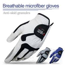 Guantes de Golf antideslizantes para hombre, manoplas de tela de microfibra antideslizantes, equipo de entrenamiento de Golf, 1 ud. 2024 - compra barato