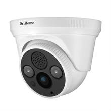 Sricam-cámara de seguridad CCTV SH030, sistema de videovigilancia de 1296P, domo, Wifi, IP, 3.0MP, H.265, Audio bidireccional, alarma, Push ONVIF 2024 - compra barato