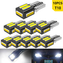 Canbus-lâmpada led t10 w5w para farol automotivo, 6-smd 194, luz interior para kia, nissan, lexus, honda, toyota, branca, sem erro, 12v 2024 - compre barato