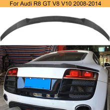Carbon Fiber Car Rear Trunk Wing Spoiler for Audi R8 GT V8 V10 2007 - 2016 Rear Trunk Boot Lip Wing Spoiler 2024 - buy cheap