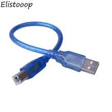 Cable de escáner de datos de impresora USB 2,0 transparente de alta velocidad, Cable tipo A macho A tipo B macho, doble blindaje 0,3 M, 1M, 1,4 M, 3M, 5M 2024 - compra barato
