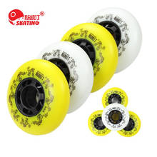 free shipping branded SKATING 3rd 90A inline skates wheel braking roller blade rodas slide skating ruedas for sliding paiting 2024 - buy cheap