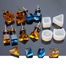 16pcs Clear Square Shapes Earring Silicone Mold for Cake Decorating Craft Polymer Clay Resin Casting Jewelry Making Tool Mould 2024 - buy cheap