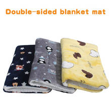 2 Pcs Pet Supplies Dogs and Cats Nest Pad Plush Dog Cat Blanket Mattress Thick Double-sided Plush Seat Cushion 2024 - buy cheap