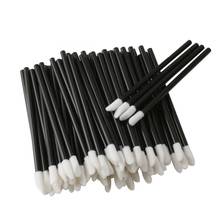 Wholesale Individual Disposable Lip Brush Black Lip Brush Applicator Custom Packaging Lip Liner Brush 2024 - buy cheap