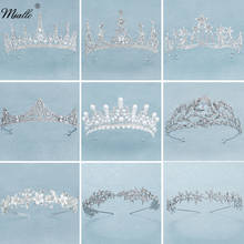 Miallo Fashion Bridal Wedding Crown Silver Color Crystal Tiaras and Crowns Hair Jewelry for Women Accessories Bride Headpiece 2024 - buy cheap