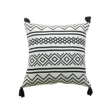Boho Style Geometric Jacquard Tassel Pillowcase Chenille Cushion Cover for Sofa Cushion Pillowcase Cushion Case Coussin 2024 - buy cheap
