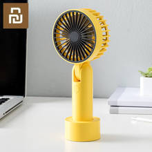 Jordan&Judy 3-Speed Handheld Cooling Fan USB Rechargeable 180 Wide Angle Portable Outdoor Office Mute Eectric Fan With Base 2024 - buy cheap