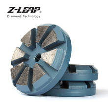 Z-LEAP 3" Diamond Polishing Pad Concrete Floor Grinding Disc 8 Segments 8mm Thick Abrasive Wheel Metal Bond Wet Use For Polisher 2024 - buy cheap