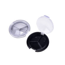 Mini caja de plástico vacía para sombra de ojos, contenedor compacto para cosméticos, herramienta de maquillaje DIY, 1 unidad 2024 - compra barato