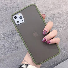 Luxury Transparent Matte Case For iphone 11 Pro MAX XS XR X Shockproof Silicone soft Phone Case For iPhone 6 6s 7 8 Plus Cover 2024 - buy cheap